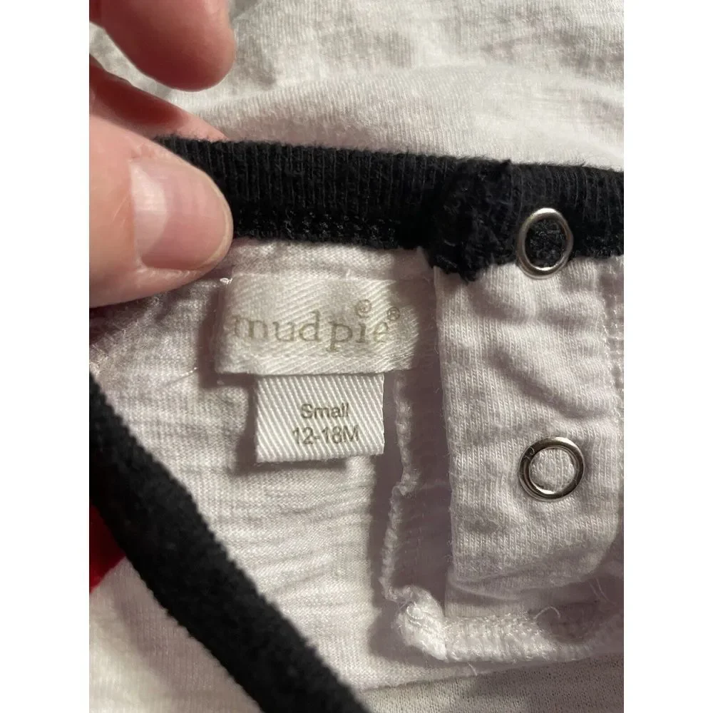 Mudpie Football Shirt‎ Size 12-18 Months